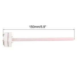 MECCANIXITY WRP-100 Furnace Thermocouple 1600°C Platinum Rhodium S Type Temperature Sensor Probe for Muffle Furnace Oven, 8x150mm