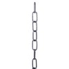 B&P Lamp® Raw Steel 10 Gauge Straight Sided Oval Chain
