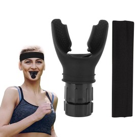 Leogony Iron Lung Breathing Trainer, Lung Flexer Breath Booster with Sports Headband, Boost Lung Capacity and Abdominal Strength