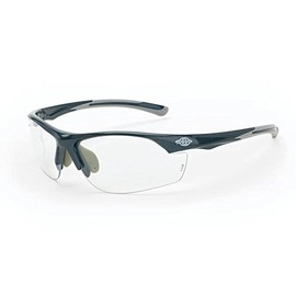 Crossfire Talos Protective Eyewear, Pearl Gray Frame, Clear Lens
