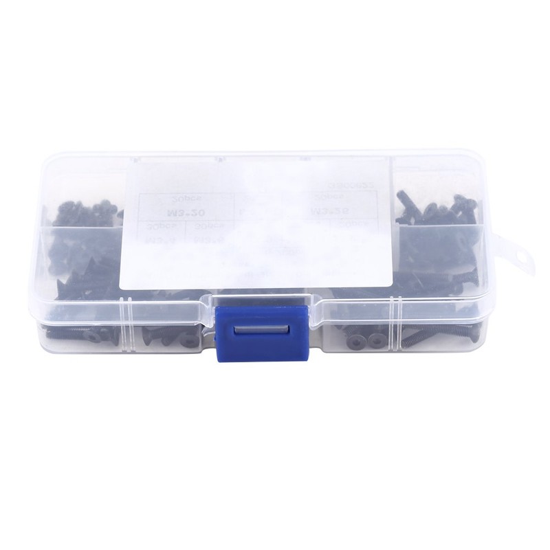 M3 Hex Countersunk Screws, 200 Pcs M3 Countersunk Countersunk Hex