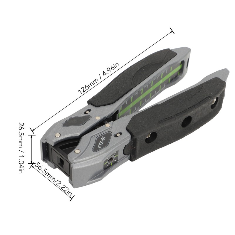 Optical Fiber Drop Cable Stripper 2‑3mm Leather Wire Optic Stripping