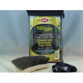 RaggTopp Fabric Convertible Top Protectant Kit with Horse Hair Brush