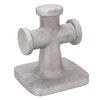 4.5inch Single Cross Bollard Cleat Heavy Duty Aluminum Mooring Bitt
