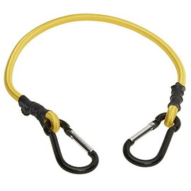 Keeper 06080 24" Bungee Cord with Mini Carabiner Hooks, 2 Pack