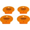 TRUSCO Nakayama TCH-23731 Cardboard Clips, Set of 4