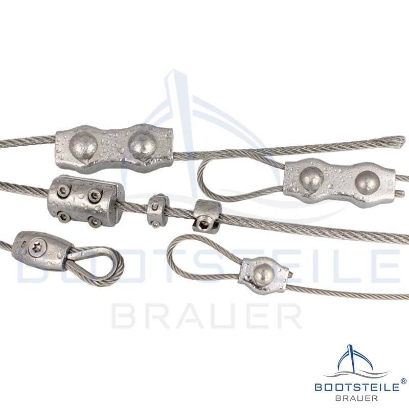 Bootsteile Brauer® Stainless Steel Wire Rope 7 x 19 Soft