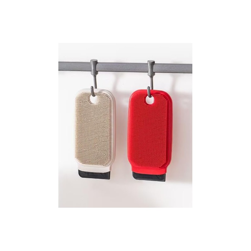 Multifunctional Silicone Fruit & Vegetable Cleaning Brush -2PCS