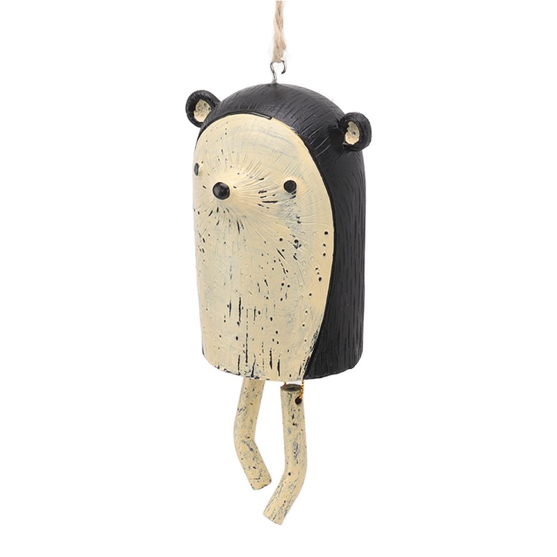 Rustic Hanging Animal Wind Chimes Resin Hand Made Natural Garden