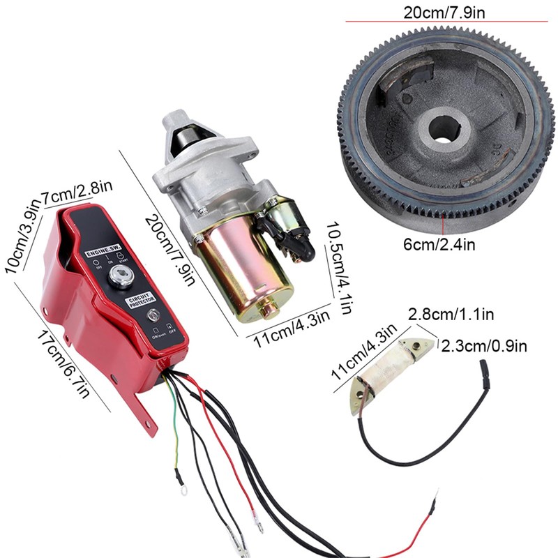 Electric Starter Motor Kit Fits for Honda GX390 13HP GX340