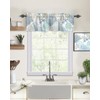 Coral Valance for Windows Starfish Seashell Curtains Valances Blue Ocean