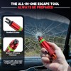 2 in 1 Seat Belt Cutter Emergency Hammer, 3 Pieces