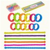 18 Pack Fidget Toys Kids Sensory Rings, Textured Stretchy String,