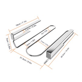 Portavasos de vino, estante debajo del estante para copas de vino 304 Organizador del sostenedor del drenaje de la taza colgante de acero inoxidable