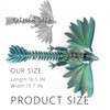 ACOCOFE 3D Printed Dragon Feathered Wyvern Dragon Toys,16 inch Large