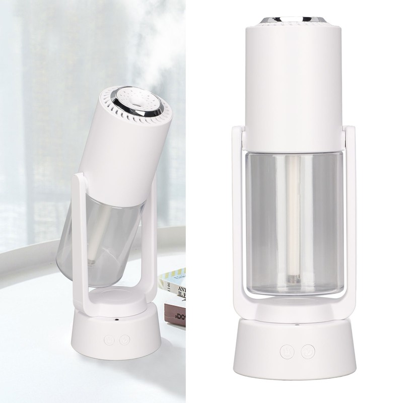 Mini Humidifier Negative Ion Purification 40mL/H Spray Volume Automatic Rotation
