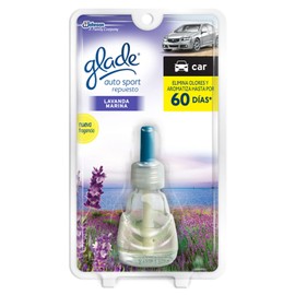 Glade 664118 Aromatizante Aceite Autosport, Lavanda Marina, Repuesto 7 ml                                                                             