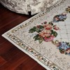 Ukeler Luxury Soft Rustic Floral Area Rugs Washable Elegant Non