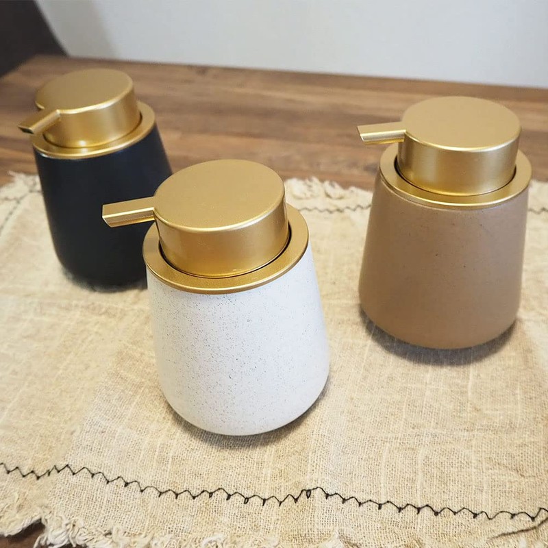 Foam Type Soap Dispenser, Ceramic, Stylish, Hand Soap Refill Container,