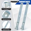 Yaocom 4 Pack 12" Zinc Strap Hinge for Gates, Tool