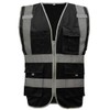 GOGO Safety Vest Reflective Vest with 9 Pockets & Zip,