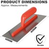 280 x 120 mm Silver Plastering Trowel - Smooth 4.7