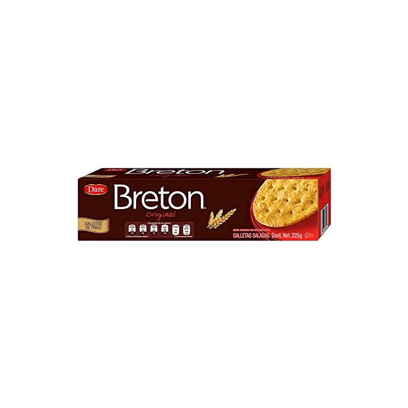 Breton - PAQUETE Breton, Galleta Dare 2 pzs de 225g