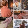 HEEKPEK Fluffy Pajamas Set for Women Soft Fuzzy Pajamas Fleece