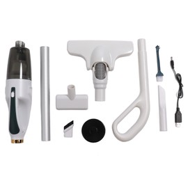 Car Vacuum Cleaner 7.4V Handheld Cordless Rechargeable Powerful Suction Noiseless Portable Mini Vacuum Cleaner for Home and Office