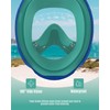 G2RISE® Children's Snorkel Mask, Full Mask, 6-10 Years, Foldable Snorkel