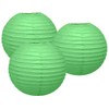 Pack of 3 Round Paper Lanterns Lamp Wedding Birthday Party