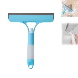 3 in 1 Spray Squeegee, 3 in 1 Window Cleaning Scraper, Window Squeegee with Sprayer for Glass, Flooring and Tiles, etc. (Blue)