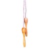 DAM Skipping Rope with Varnished Wood Handle Length 230 cm