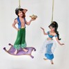 Gisela Graham Aladdin and Jasmine hanging decorations