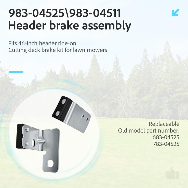 983-04511 and 983-04525 Deck Brake for Craftsman and Troy-Bilt Lawn