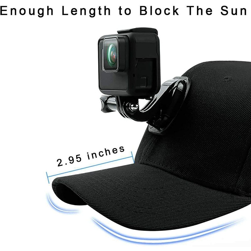 FOR GoPro 5 Hero 12/11/10/9/8/7 Plus/3/2/DJI OSMO Action Cameras Head