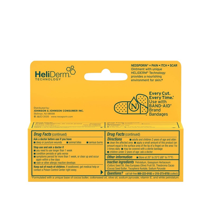 Neosporin Multi-Action Ointment, 0.5 Ounce per Box (4 Pack)