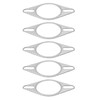 VGOL 5 Pcs 2.25 Inch 57mm Car Engine Exhaust Gasket
