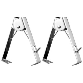 Gisafai 2 Pcs Rose Thorn Stripper Tool Thorn Remover Leaf Stripping Tool Stem and Leaf Remover Metal Flower Stripper for Outdoor Gardening Flower Arrangement Florist Supplies(Silver)