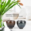 Elegant Ceramic Tea Cup Japanese Style Glaze Porcelain Teaware Set
