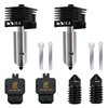 2 Pack 0.4MM Hotend für Bambu Lab H2D, Upgraded gehärtetem
