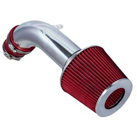 Rtunes Racing Short Air Intake Airflow Inductions Kit Kit + Filter Combo Compatible For 11-17 Elantra 2.0L (Red)