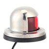 2pcs 12V Red Green LED Navigation Lights Stainless Steel Sailing