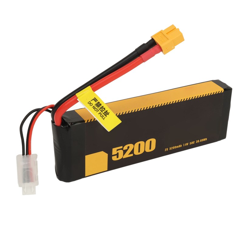 2S Lipo Battery 5200mah 50C 7.4V RC Airplane Car Lipo