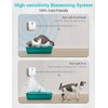 DownyPaws Cat Litter Deodorizer, Rechargeable 4000mAh Odor Eliminator Cat Litter