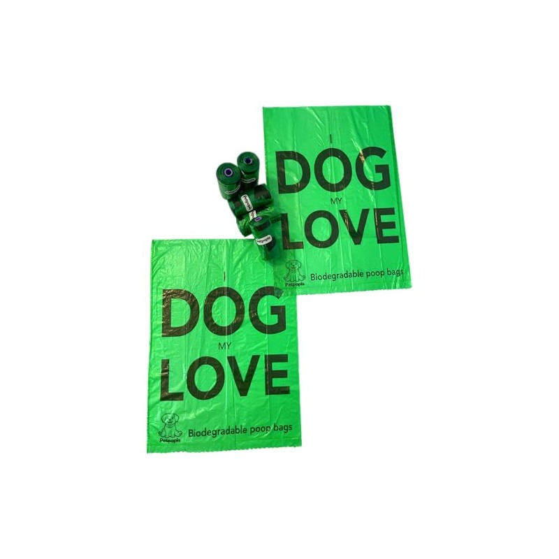 300 Bolsas biodegradables para recoger popo de perro/Petpopis / (20