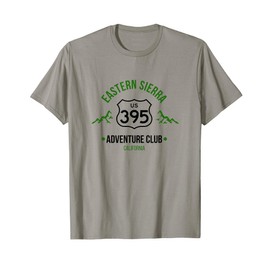 California Highway 395 Eastern Sierra Hiking Adventure Club T-Shirt