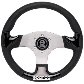 Sparco 015THPUNR345 Steering Wheel (Strwhl P 222 Black)