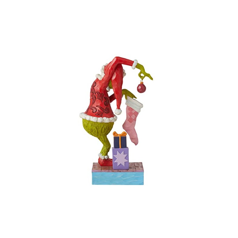 Enesco Jim Shore Dr. Seuss The Grinch Stealing Ornament Figurine,