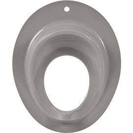 EVIDECO 4304180 Potty Seat for Boys or Girls Toilet Training Toddler Safe Non-Slip Ring Splash Guard Grey Oval Elongated